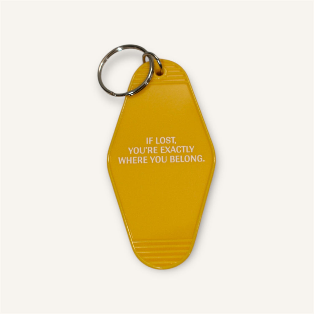 if LOST , you're exactly where you belong